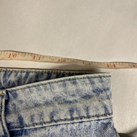 Free People Barrell Acid Stone Washed Exposed button Fly denim Jeans Size 29 - Picture 7 of 9